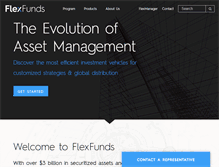 Tablet Screenshot of flexfunds.com